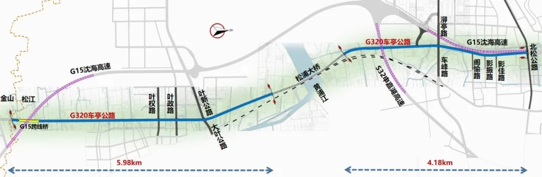 今天10点，上海这里正式通车！双向6车道，闵行、松江、金山等区往返市区更便捷