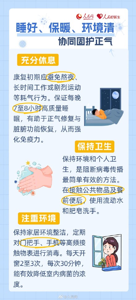 转存！流感康复期养护指南