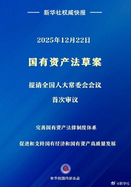 我国拟制定基础性综合性的国有资产法