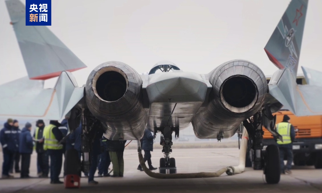 俄苏-57战机换装第五代发动机后首飞成功