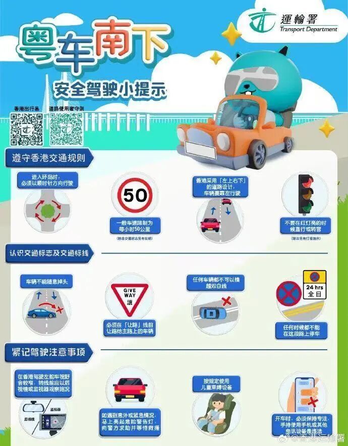 今日起，“粤车南下”车主可驶入香港市区！