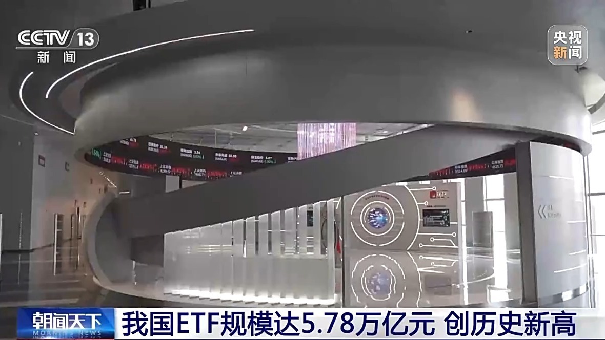 创历史新高！我国ETF规模达5.78万亿元