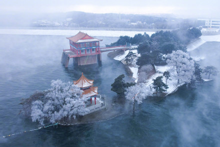 辽宁抚顺雪后美成一幅画