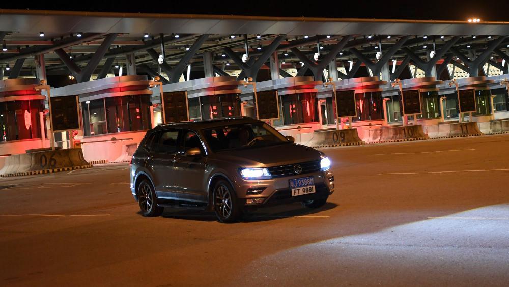 “粤车南下”入境香港市区正式实施