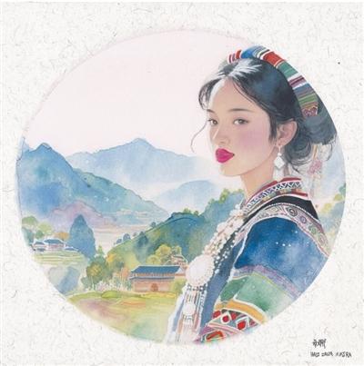 用画笔记录中国高质量发展新风貌