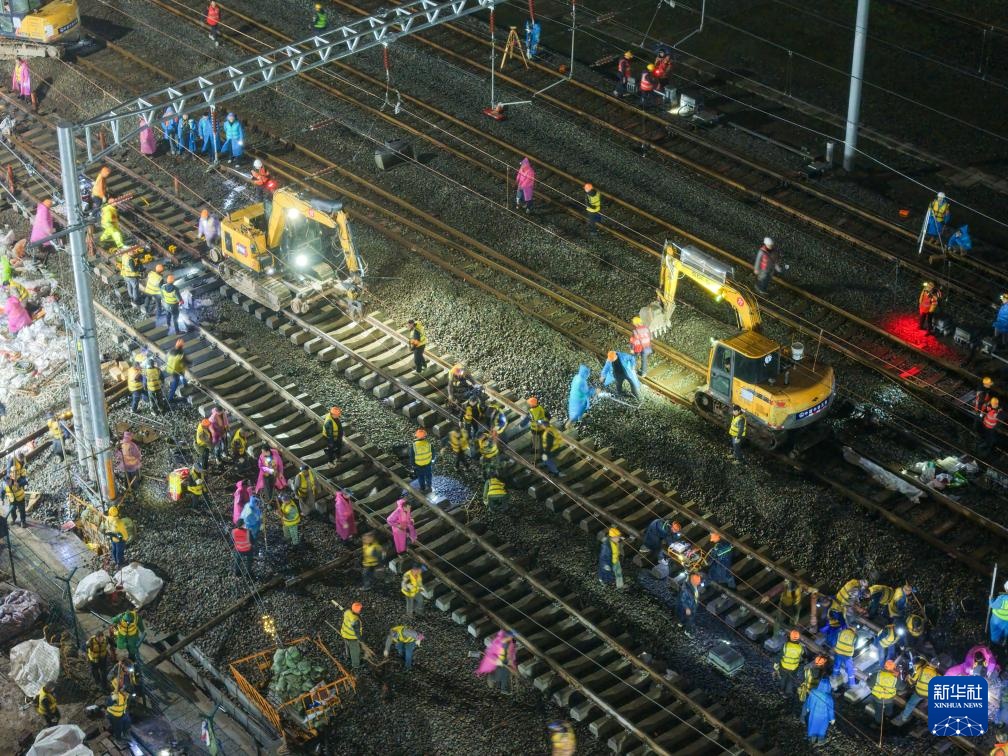 成渝中线高铁引入重庆北站工程稳步推进