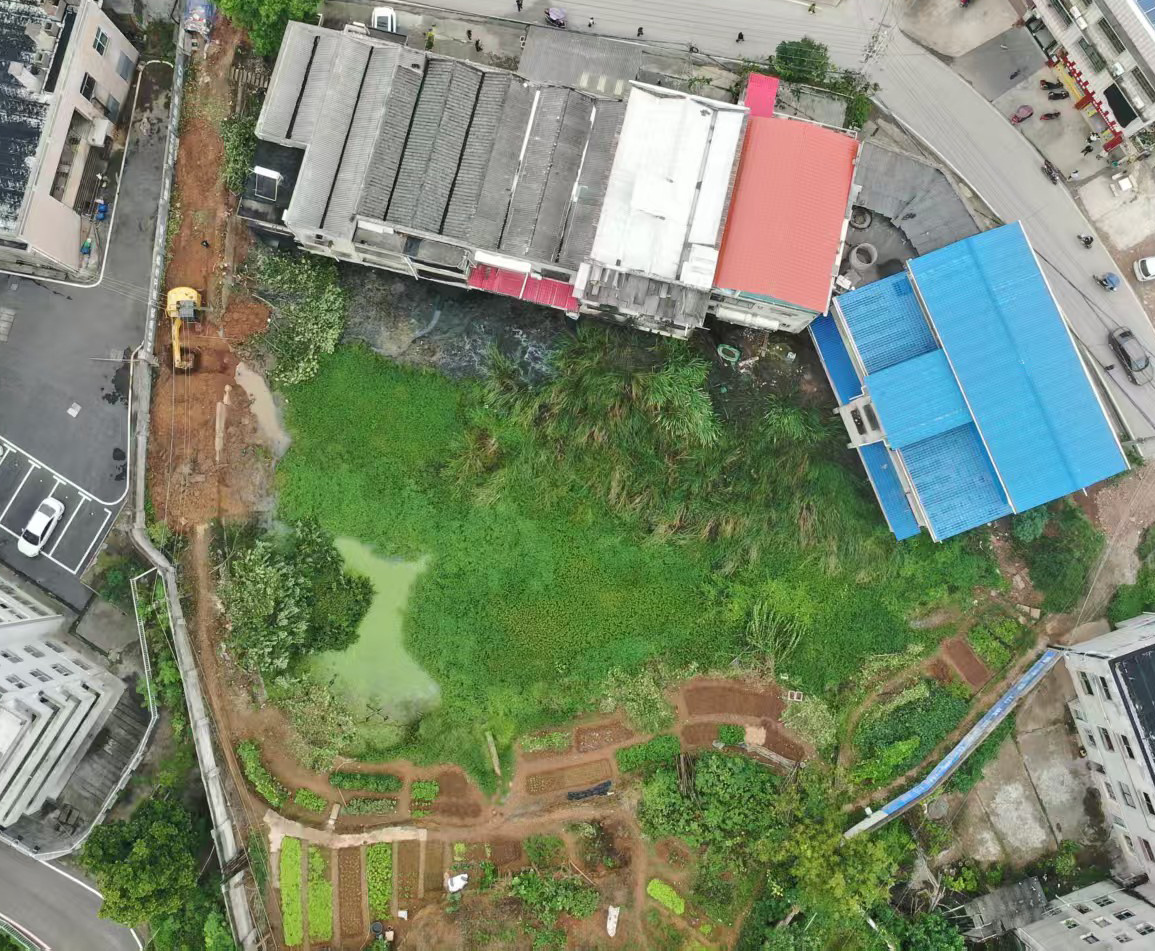 湖南湘潭厚皮塘重现水清岸绿