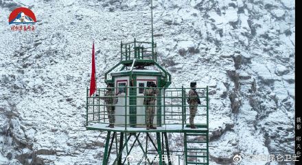 致敬！这是边防战士的风雪巡逻路