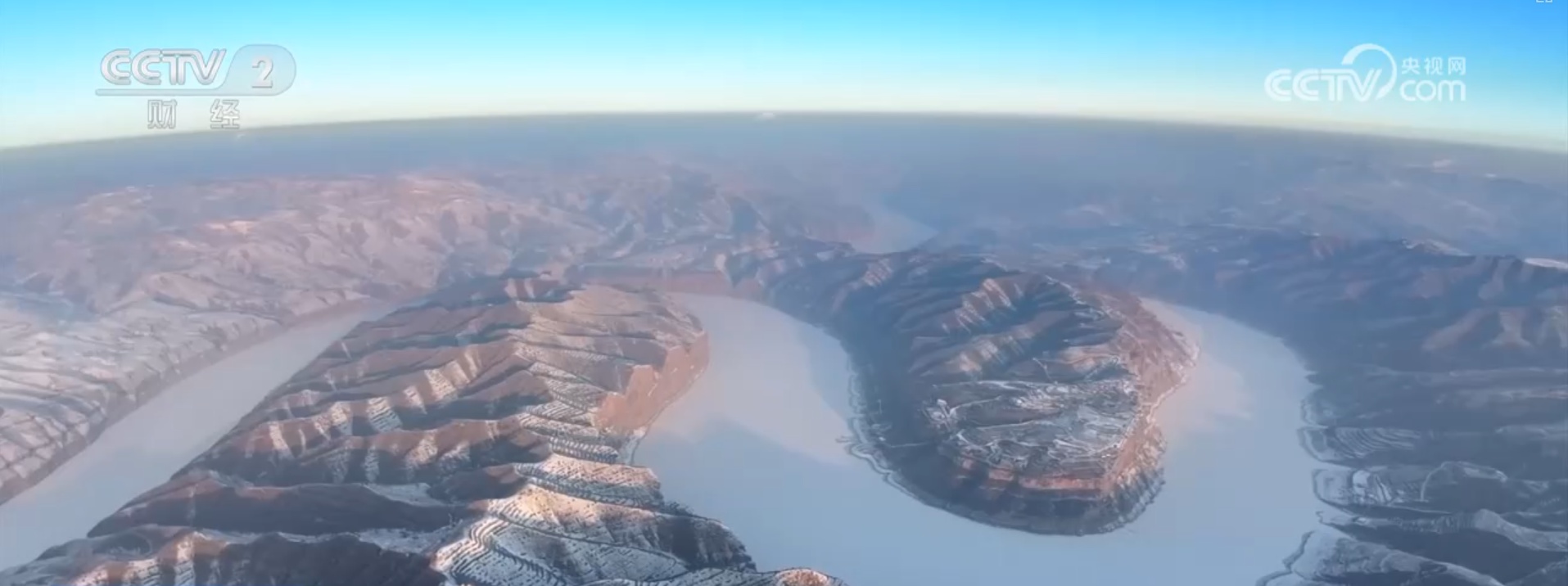 黄河九曲、茶绿樱粉……冬日限定美景！多彩冬季盛景勾勒诗意大美画卷