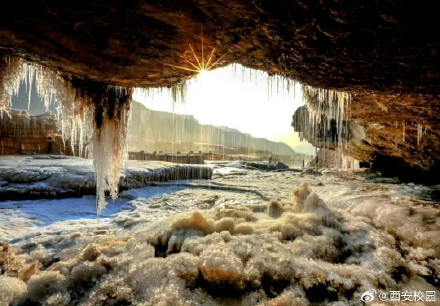 陕西限定壶口冰瀑美景驾到