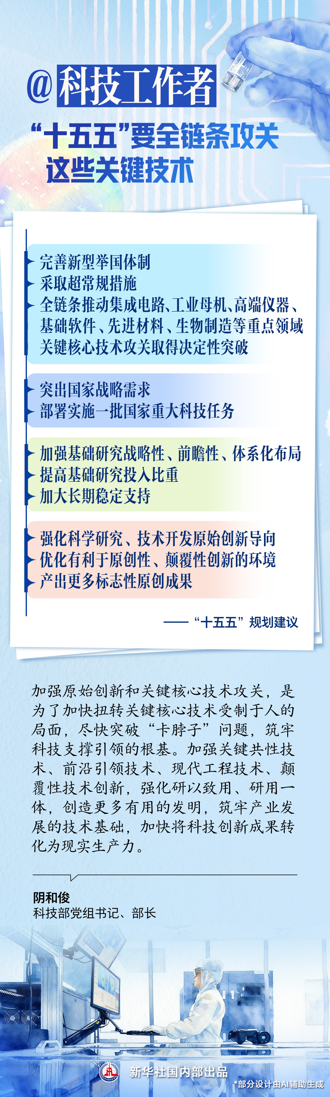 @科技工作者，“十五五”要全链条攻关这些关键技术