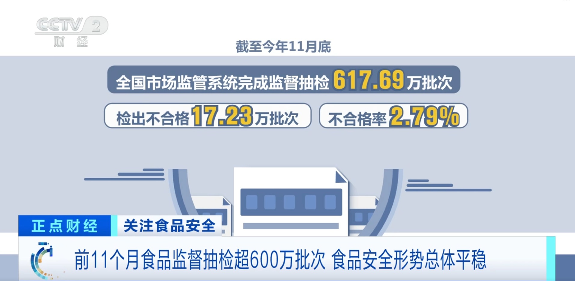 数说前11个月食品安全形势 全力守护“舌尖上的安全”