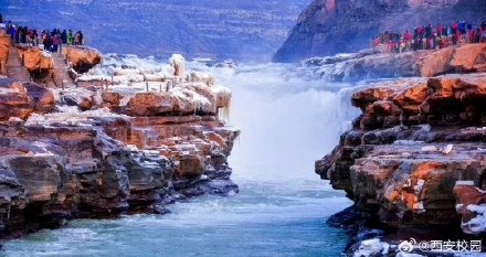 陕西限定壶口冰瀑美景驾到