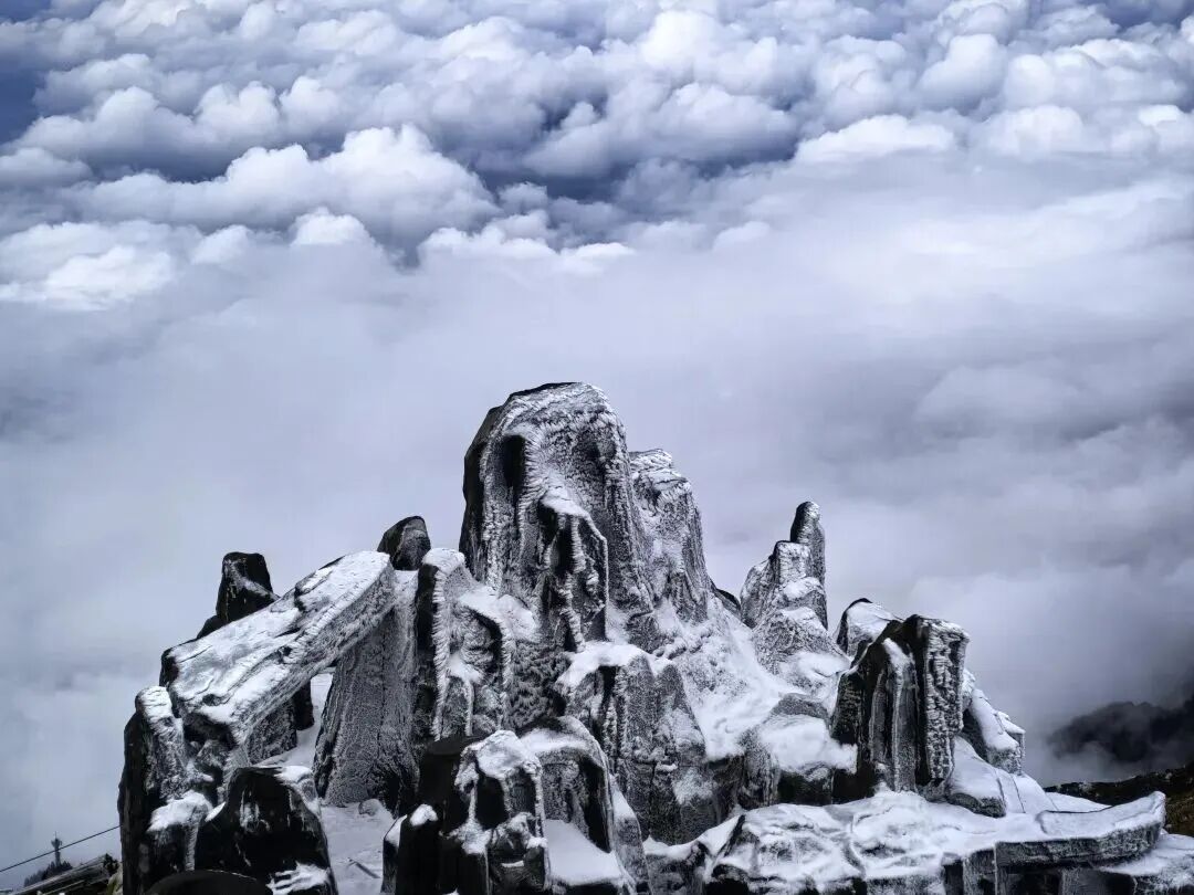 今冬江西的第一场雪，太 美 了！