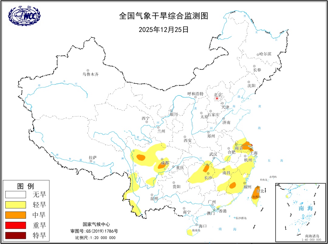 监测结果来了！12月全国平均气温创历史同期第二高！