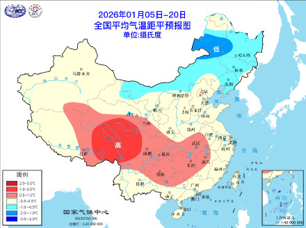 12月全国平均气温创历史同期第二高 12月全国平均气温创历史同期第二高