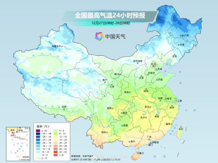 中东部持续大回暖模式 元旦前后或有强冷空气来袭