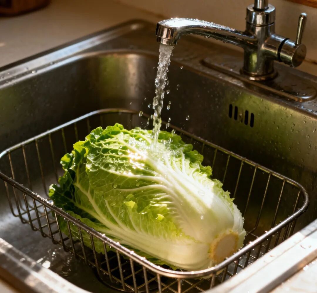 洗菜误区你中了吗？洗错农药残留可能更多！科学去农残，关键在这4步↓