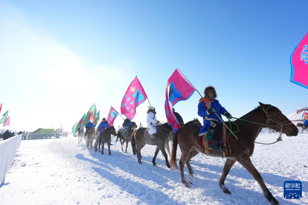 大庆杜尔伯特蒙古族自治县第九届冰雪渔猎那达慕启幕