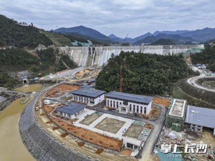 长沙椒花水库工程下闸蓄水