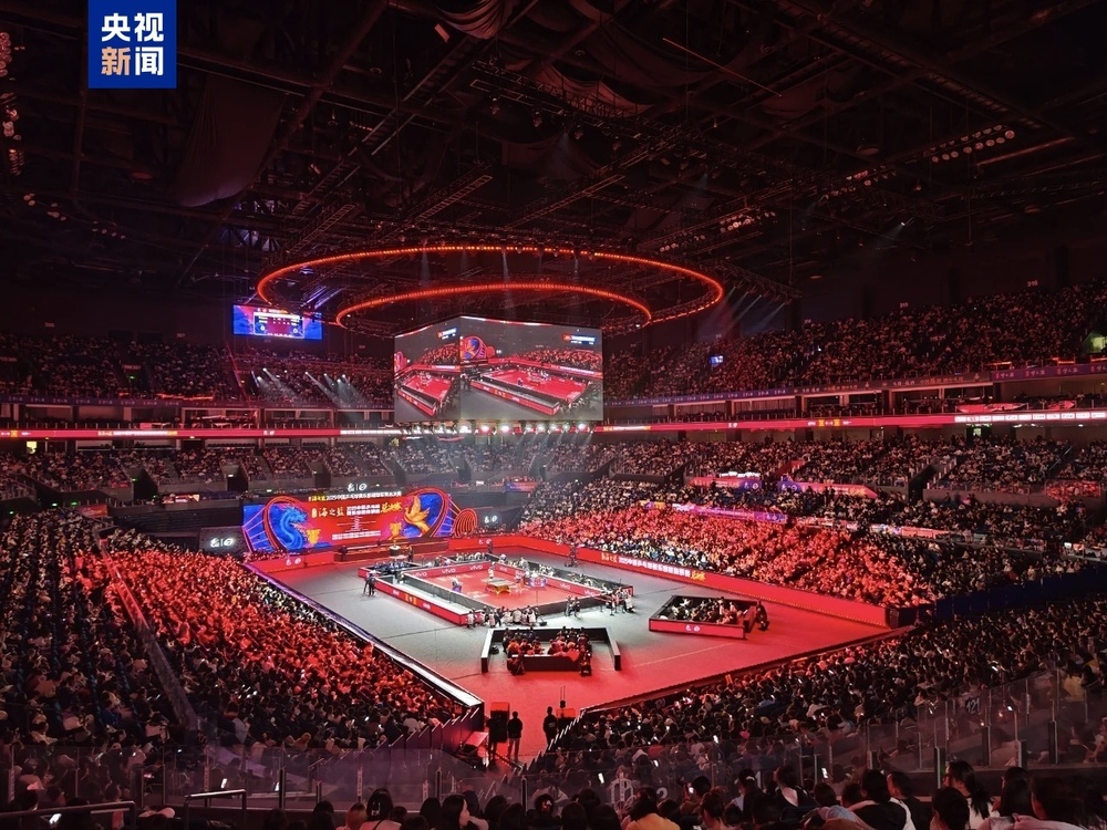 2025乒超联赛总决赛：深圳大学队夺得女团冠军