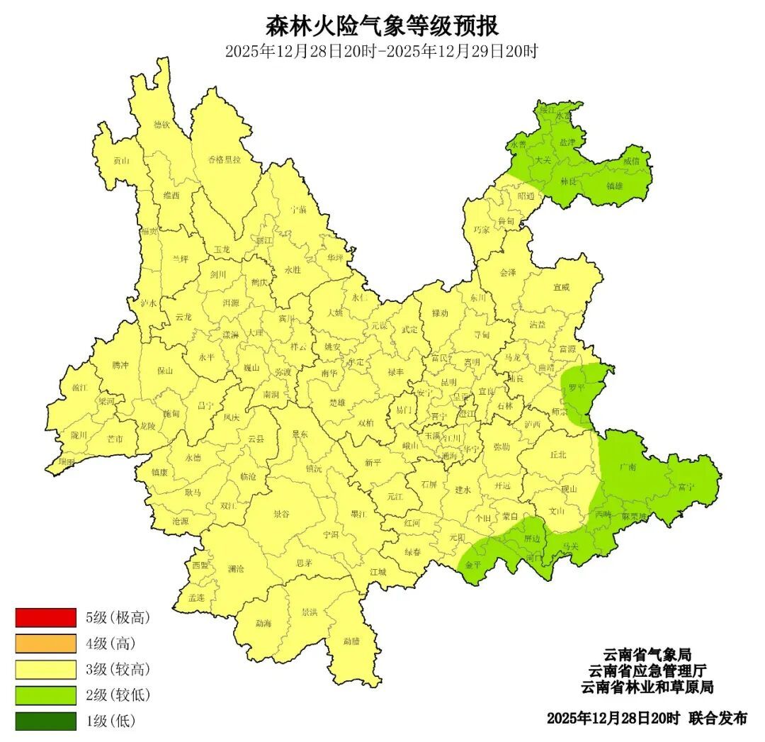 降雪、降雨、降温！跨年冷空气来袭！昆明未来天气……