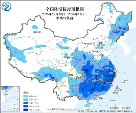 气温断崖式暴跌！上海跨年夜湿冷暴击，大家一定注意保暖！