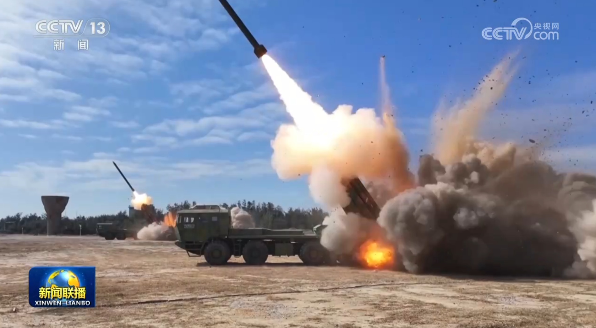 解放军东部战区“正义使命-2025”演习进入第二天 多军种开展联合立体火力打击