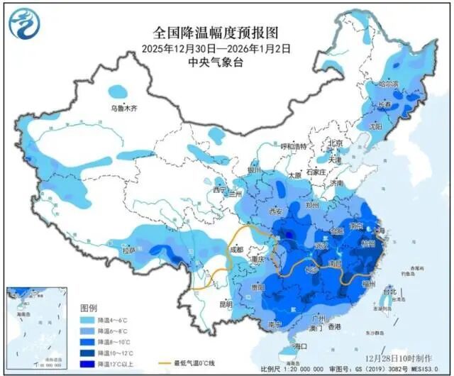 降温7℃-9℃！广东新年第一天将迎冷空气