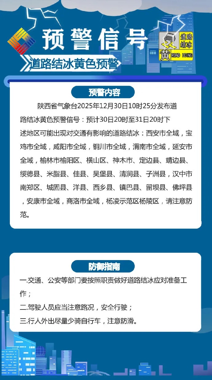 陕西发布暴雪蓝色预警!今夜将迎雨雪+降温,明早出行注意 陕西发布暴雪蓝色预警!今夜将迎雨雪+降温,明早出行注意