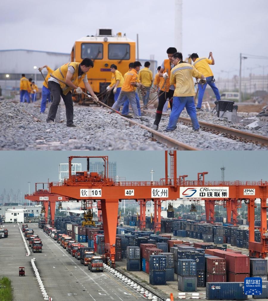 从“一条线”到“一张网”——西部陆海新通道建设8年回眸 从“一条线”到“一张网”——西部陆海新通道建设8年回眸