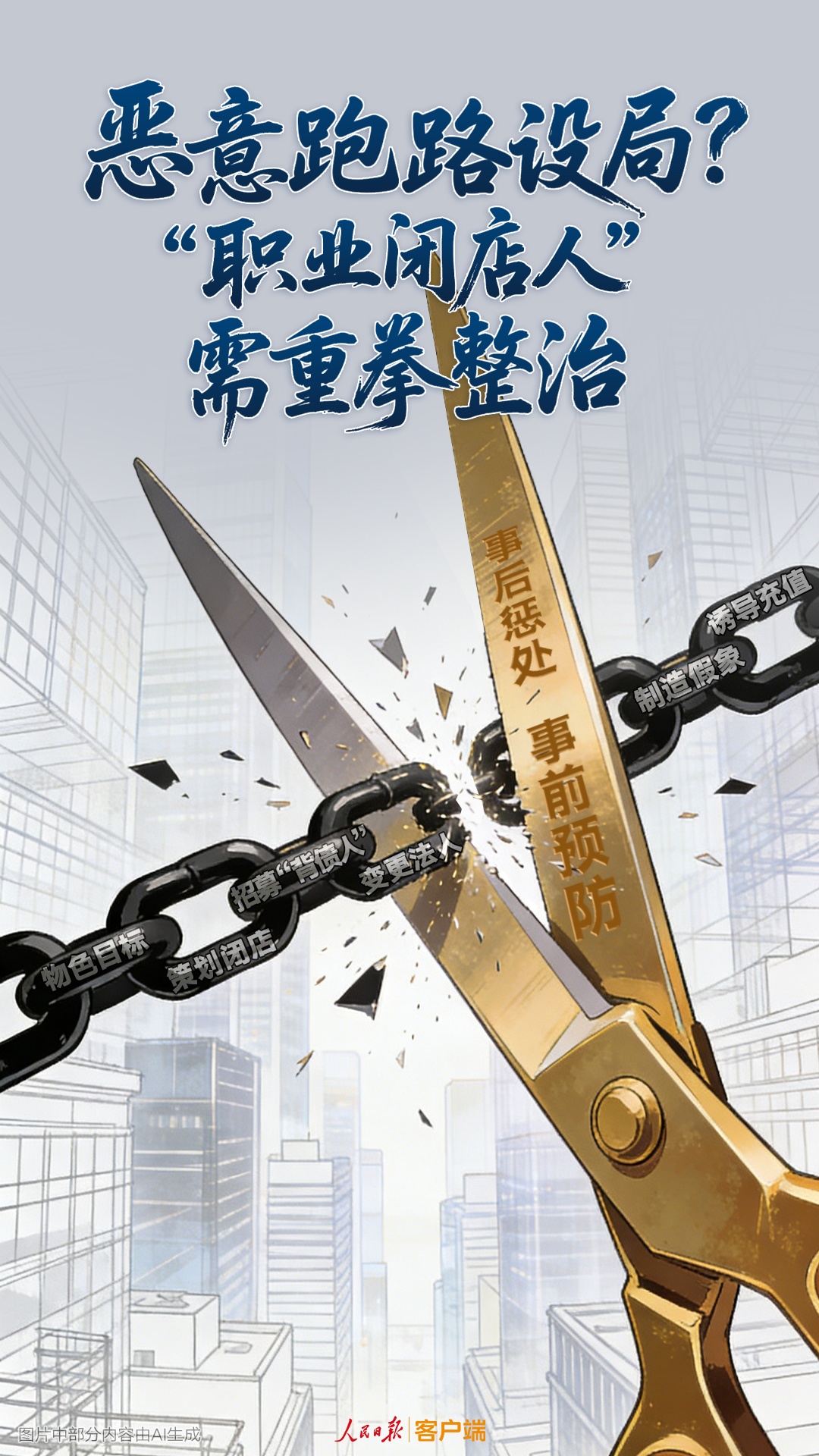 恶意跑路设局?“职业闭店人”需重拳整治 恶意跑路设局?“职业闭店人”需重拳整治