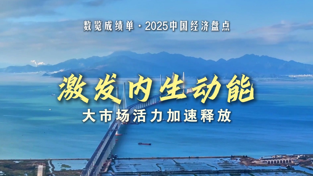 数览成绩单·2025中国经济盘点|激发内生动能,大市场活力加速释放 数览成绩单·2025中国经济盘点|激发内生动能,大市场活力加速释放