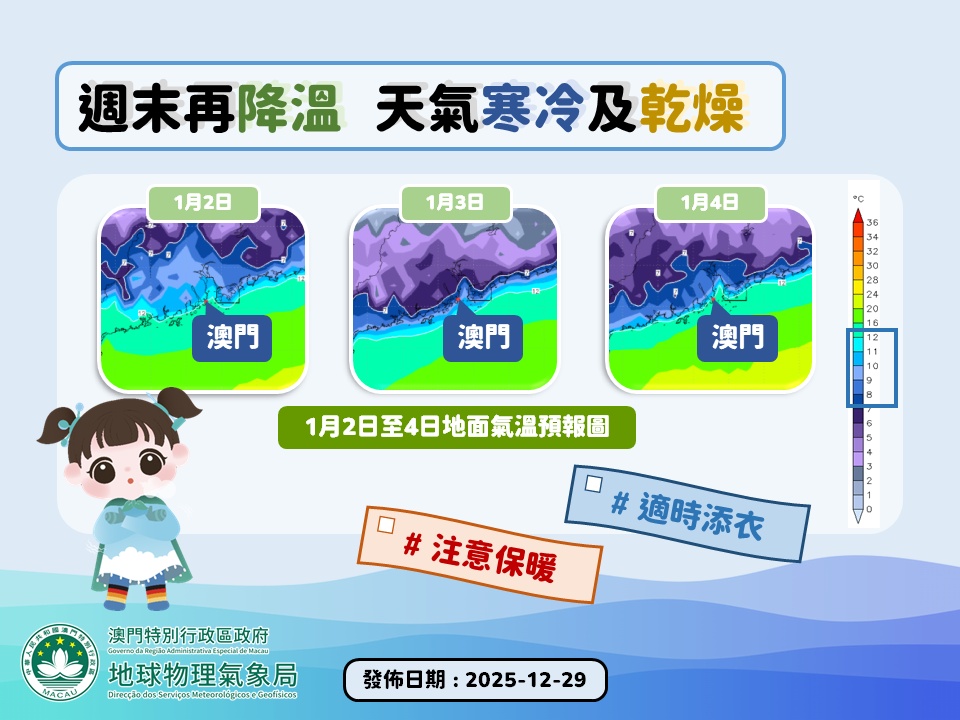 降温7℃-9℃！广东新年第一天将迎冷空气