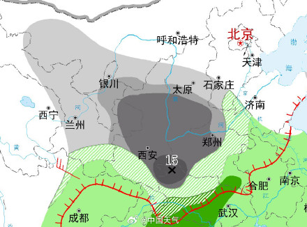 西安的初雪跨年报到