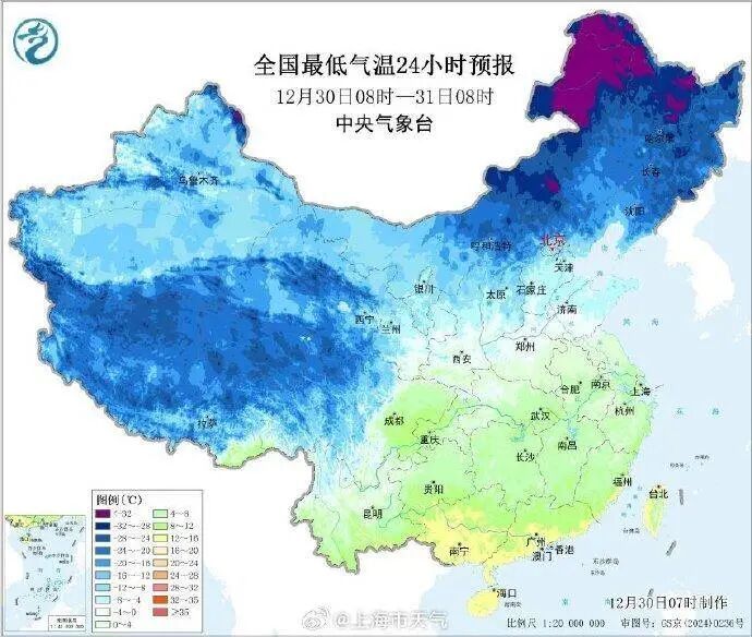-5℃！确认影响上海！刺激的来了：大风+雨雪+降温…官方提醒️