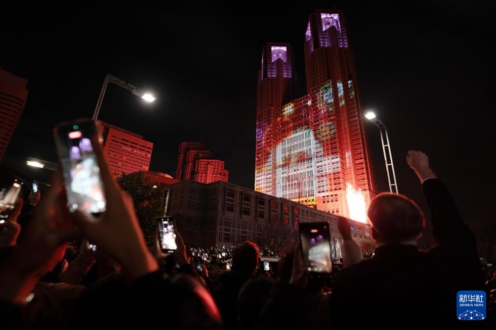 日本东京：倒计时活动迎新年