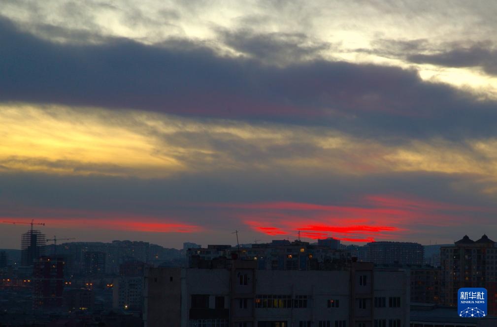 2025年最后一缕落日余晖