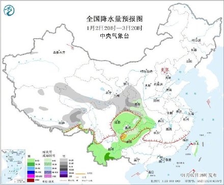 继续冷冷冷！小雪、雨夹雪、中雪，西南地区等地持续上线