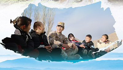 边防战士的一天