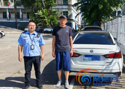 司机开车分心逆行上高速 三亚交警：罚！