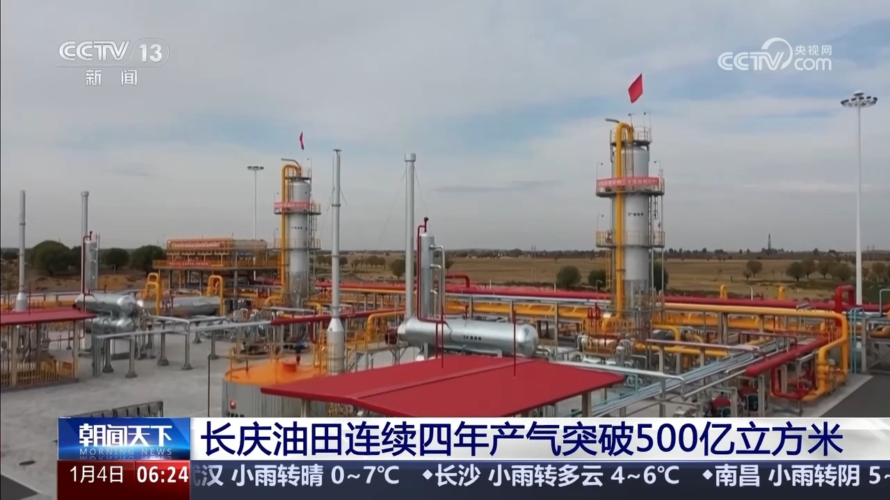 长庆油田连续四年产气突破500亿立方米