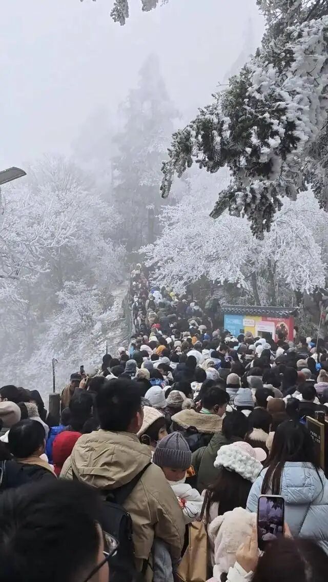 元旦假期有游客被困峨眉山顶？景区回应
