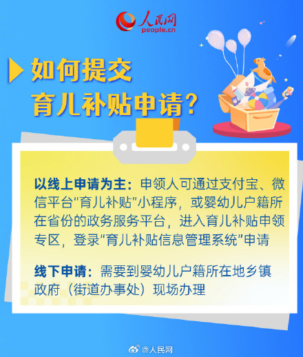 转存！6图速览育儿补贴申领教程