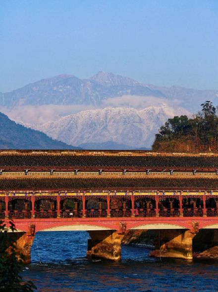 冬天的都江堰太惊艳了！