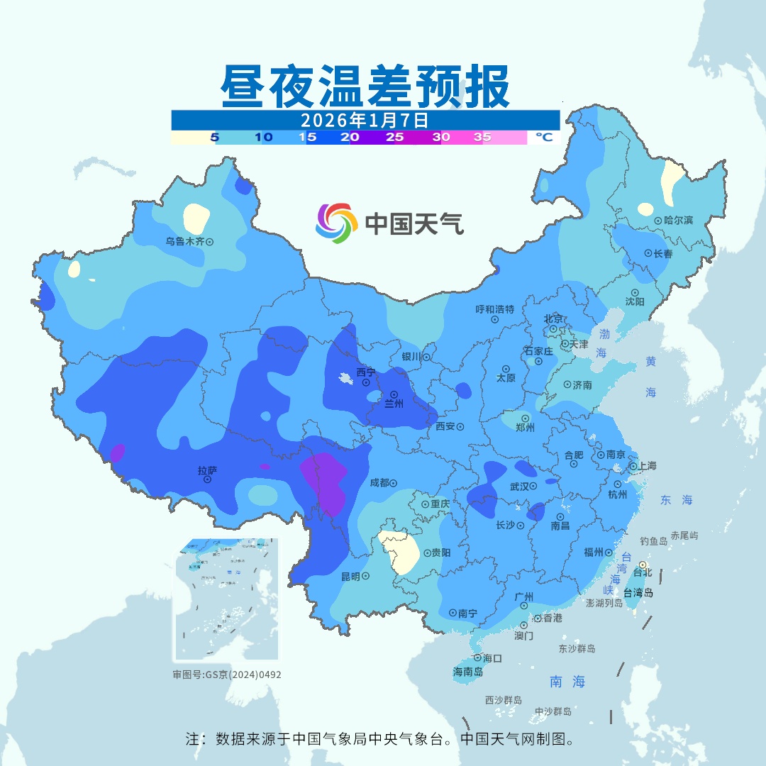 未来几天全国大部气温仍将波动回升 小寒节气怎么又干又暖