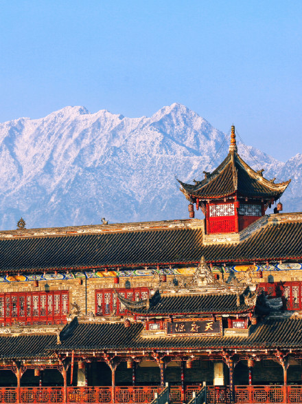 冬天的都江堰太惊艳了！