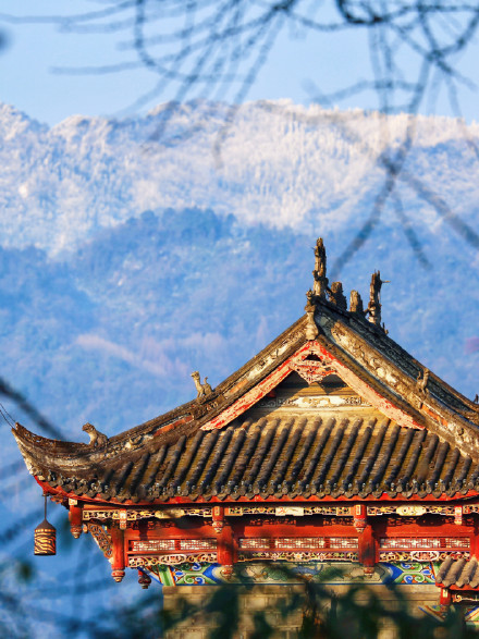 冬天的都江堰太惊艳了！