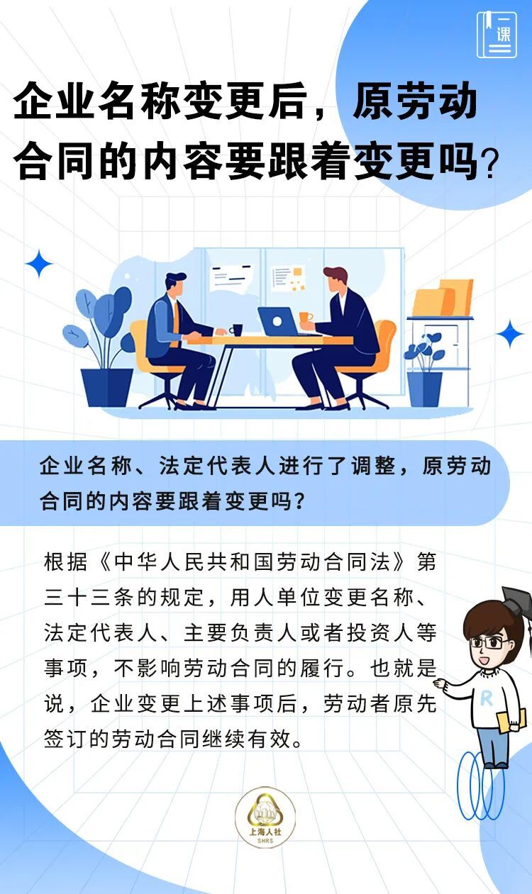 【提示】关于公司被合并后的这些问题，来看市人社局的回答
