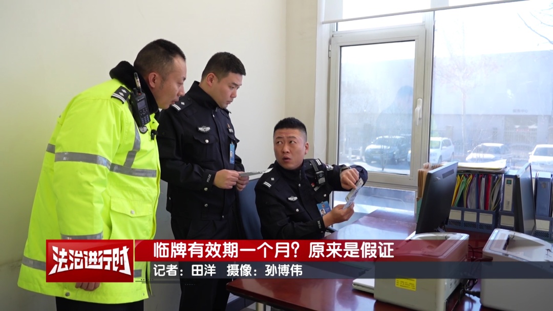 临牌有效期1个月 原来竟是一眼假